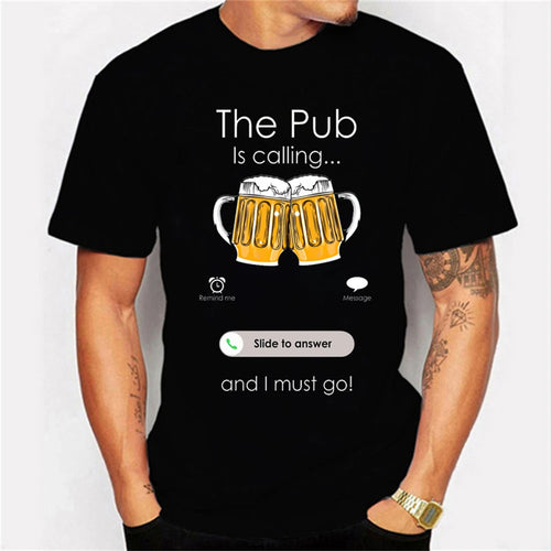 Beer Calling Funny Graphic Tee